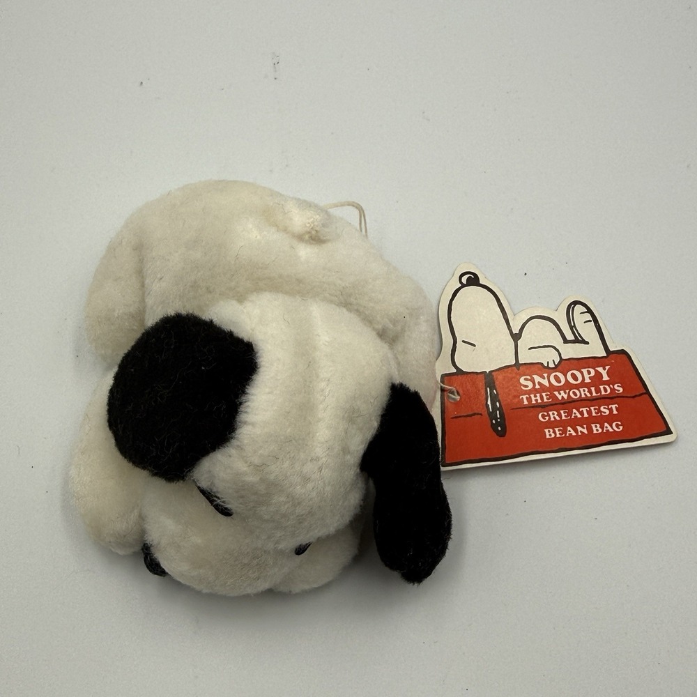 Vintage 1958 Snoopy Plush Bean Bag Butterfly Originals Taiwan Peanuts NWT - Picture 2 of 7
